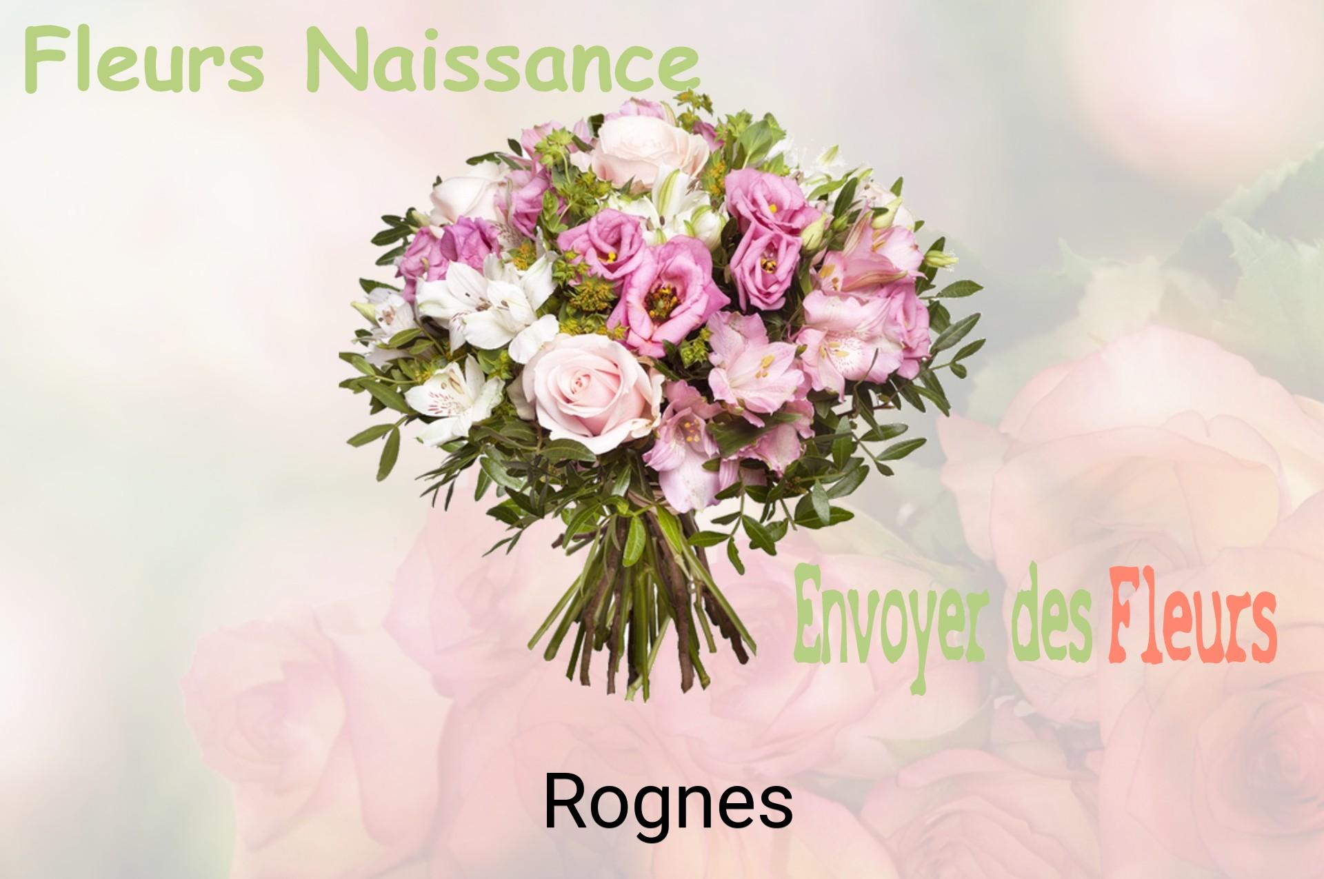 Bouquet de fleurs de naissance livré à Rognes